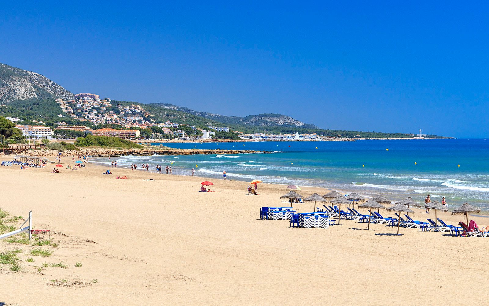 Playa Romana de Alcossebre, amplia y tranquila