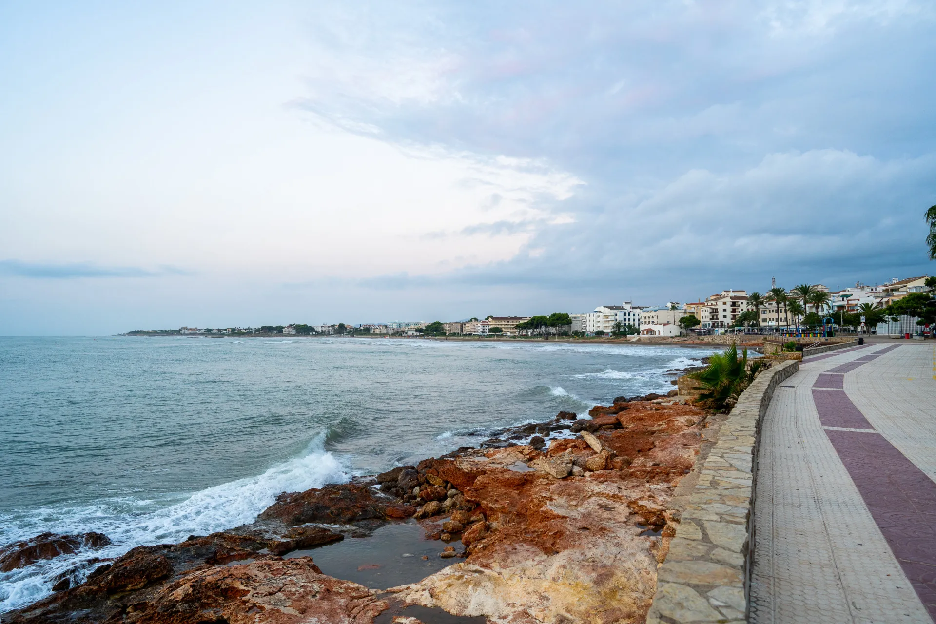 Litoral de Alcossebre, con sus distintas zonas a lo largo de la costa