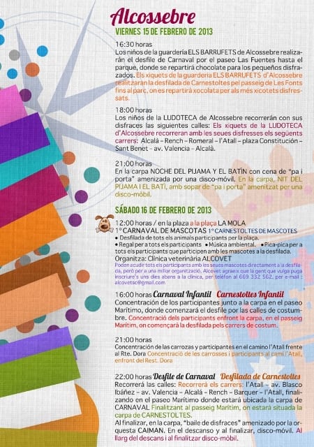 Carnaval Alcoceber 2013